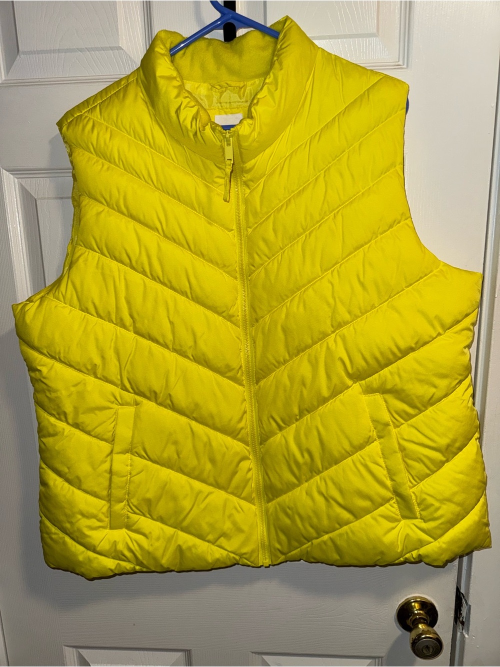 GAP Bright Yellow Quilted Kids Puffer Vest
